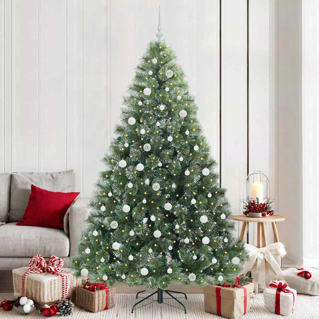 Albero di Natale artificiale Vidaxx con 300 LED con standard verde 210 cm PE e PVC