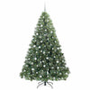 Albero di Natale artificiale Vidaxx con 300 LED con standard verde 210 cm PE e PVC