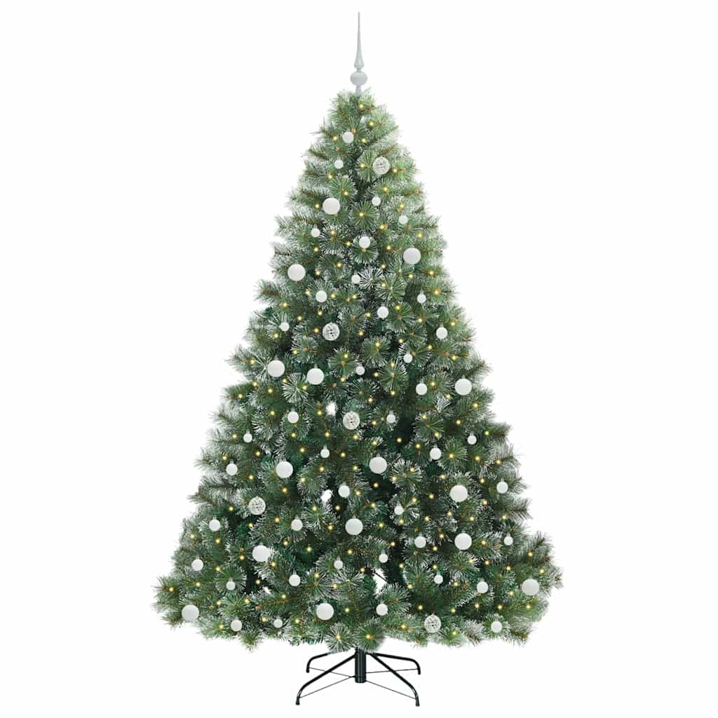 Albero di Natale artificiale Vidaxx con 300 LED con standard verde 210 cm PE e PVC