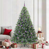 Albero di Natale artificiale Vidaxx con 300 LED con standard verde 210 cm PE e PVC