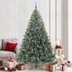 Albero di Natale artificiale Vidaxx con 300 LED con standard verde 210 cm PE e PVC