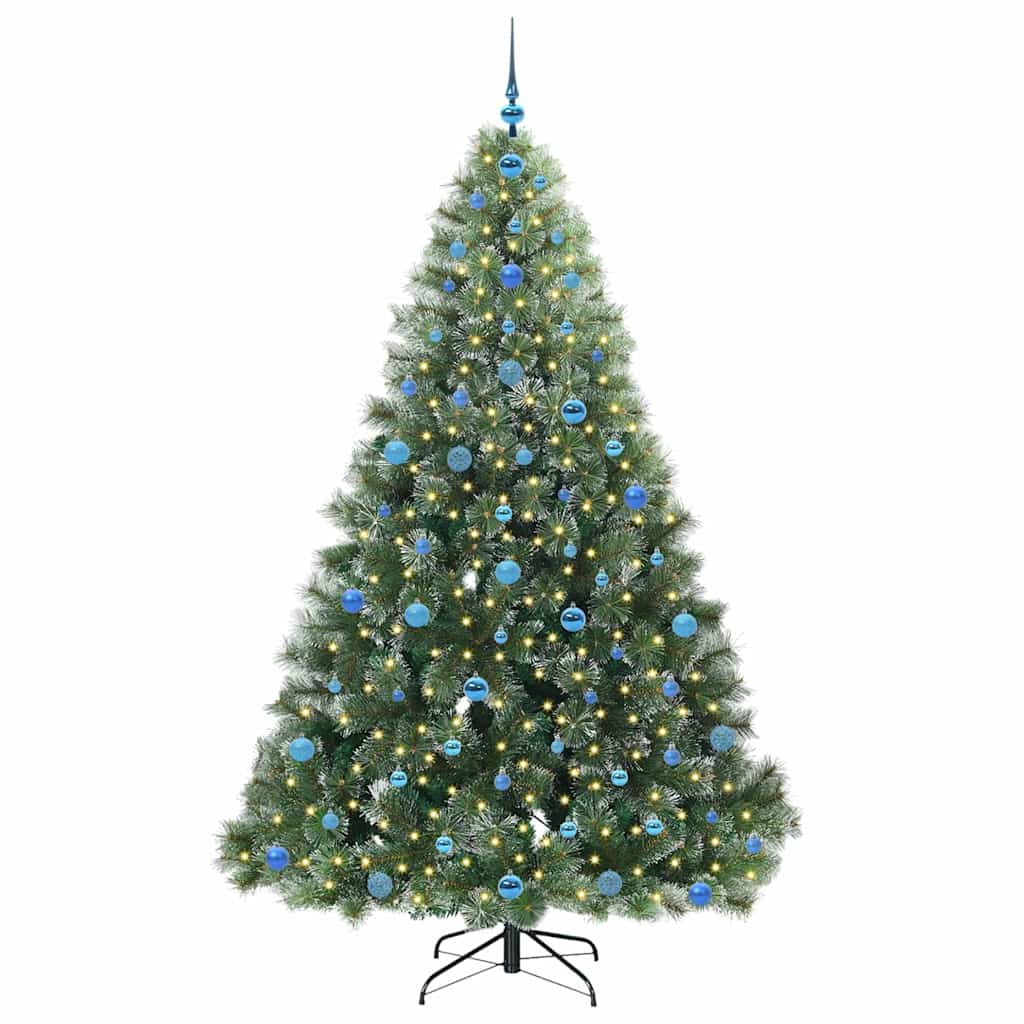 Albero di Natale artificiale Vidaxx con 300 LED con standard verde 210 cm PE e PVC