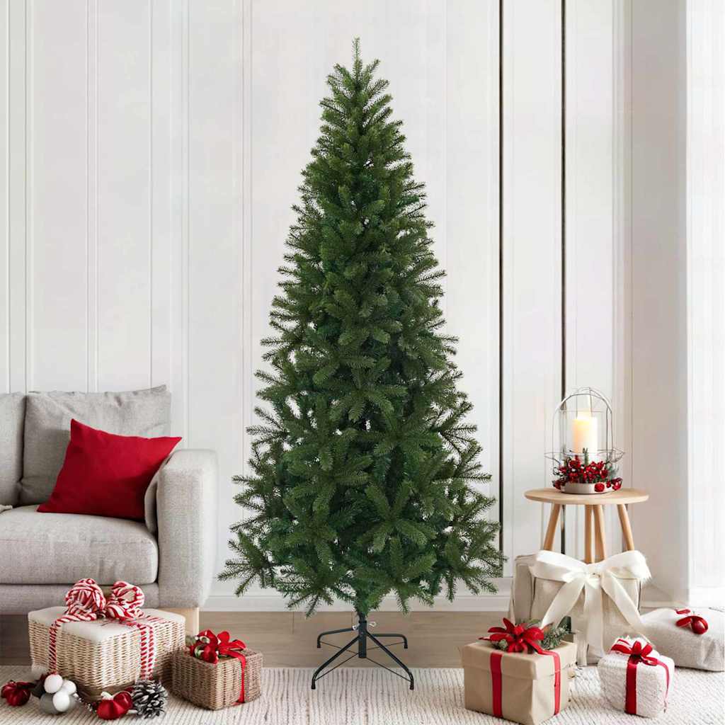 Albero di Natale artificiale Vidaxx con standard verde 210 cm in PVC, PE e acciaio