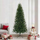 Vidaxl kunstkerstboom met standaard groen 240 cm pvc, pe en staal