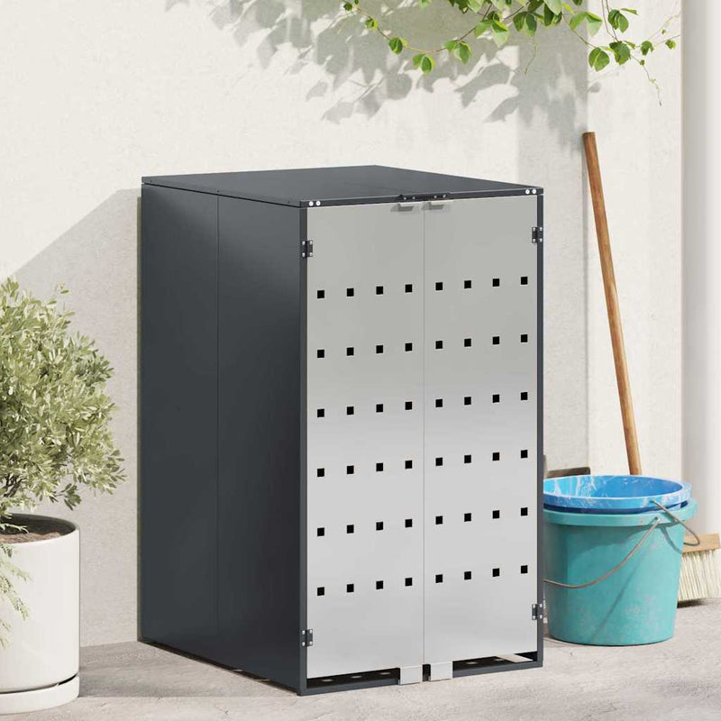 Contenitore per rifiuti Vidaxx con coperchio a gas per contenitore da 240 litri