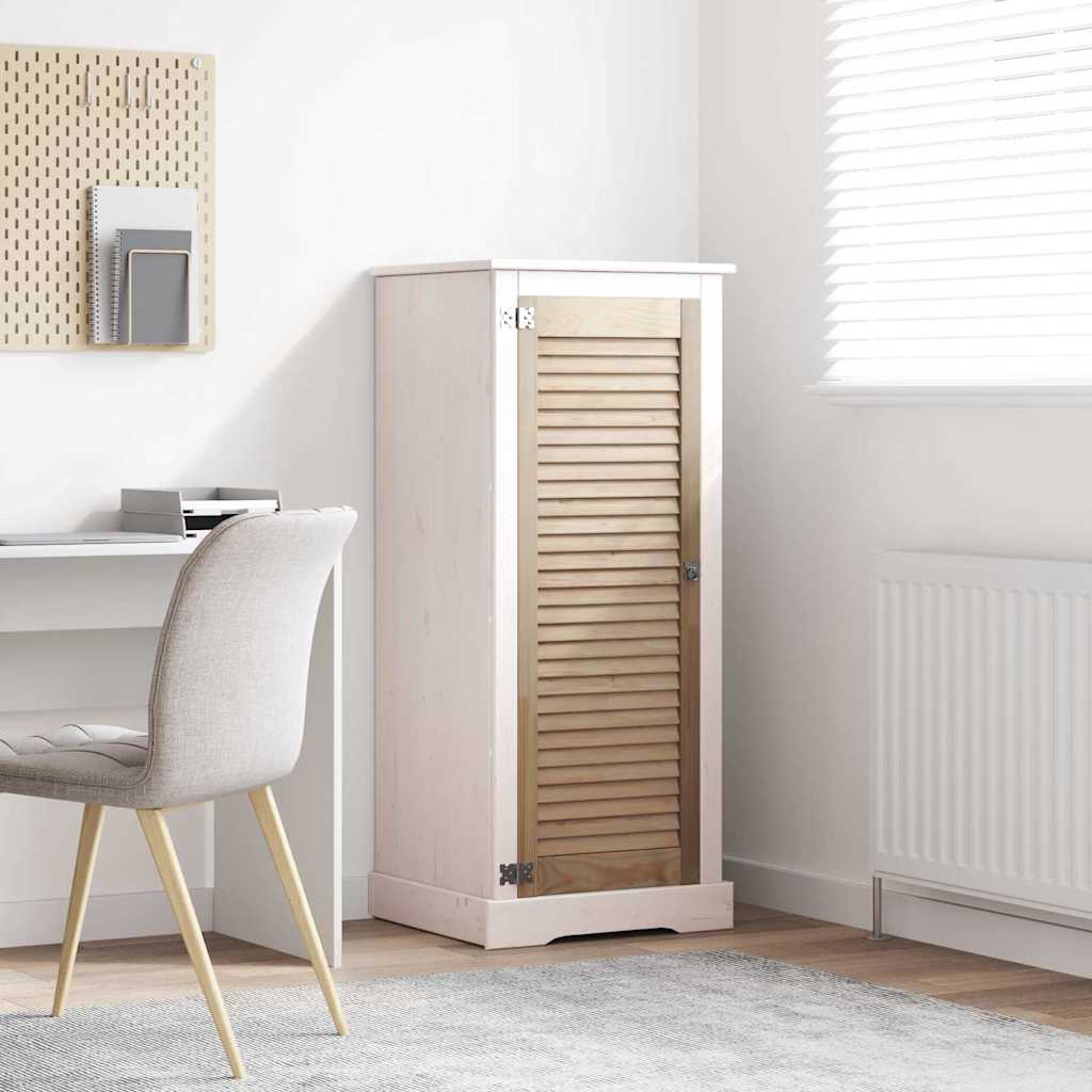 Vidaxl kastdeur naturel 110 x 2,1 x 39,5 cm massief grenenhout