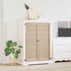 Vidaxx puerta de armario 2 piezas madera de pino maciza natural 110 x 2,1 x 39,5 cm