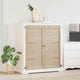 Vidaxx puerta de armario 2 piezas madera de pino maciza natural 49,5 x 2,1 x 110 cm