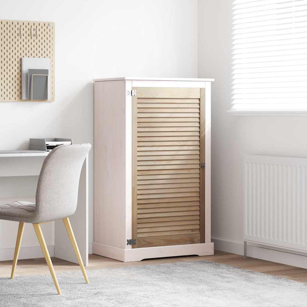 Vidaxx puerta de armario natural 110 x 2,1 x 59,5 cm madera maciza de pino
