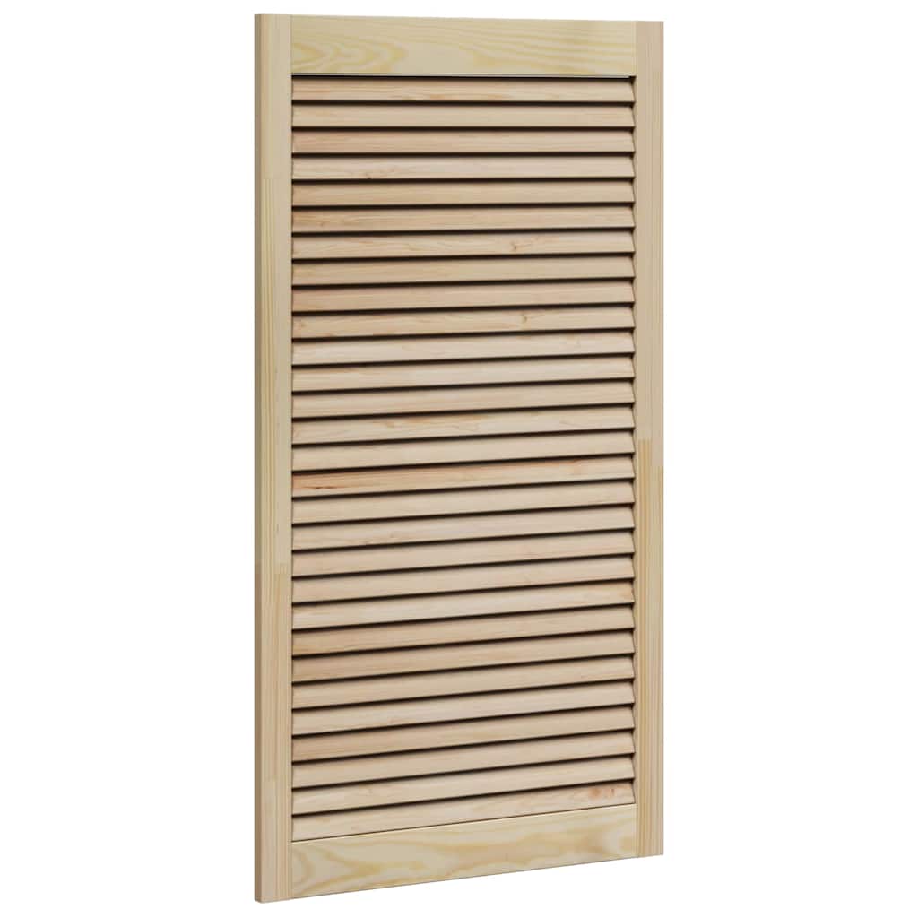 Vidaxl kastdeur naturel 110 x 2,1 x 59,5 cm massief grenenhout