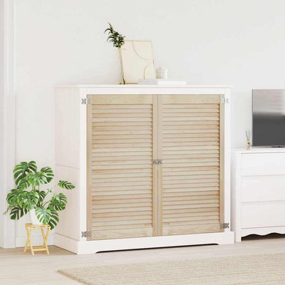 Anta dell'armadio Vidaxx 2 pezzi naturale 110 x 2,1 x 59,5 cm in legno di pino massiccio