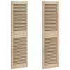 Vidaxl kastdeur 2 pcs naturel 39,5 x 2,1 x 140,5 cm massief grenenhout