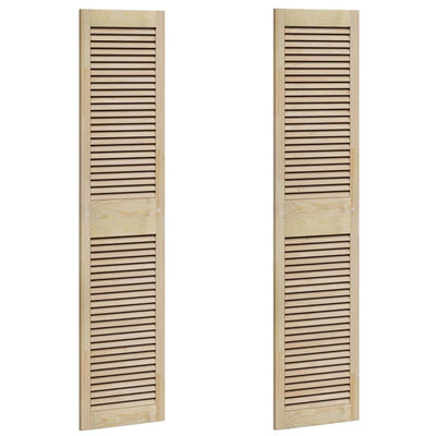 Anta dell'armadio Vidaxx 2 pezzi naturale 170 x 2,1 x 39,5 cm in legno di pino massiccio