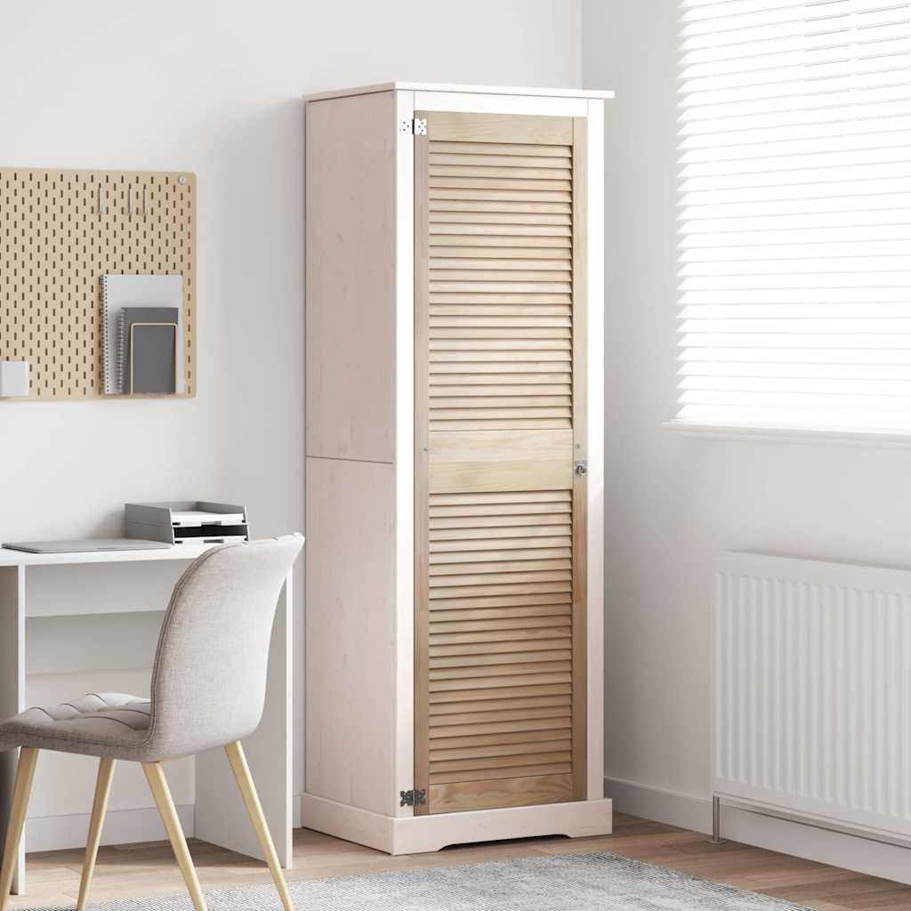 Vidaxx puerta de armario natural 170 x 2,1 x 49,5 cm madera maciza de pino