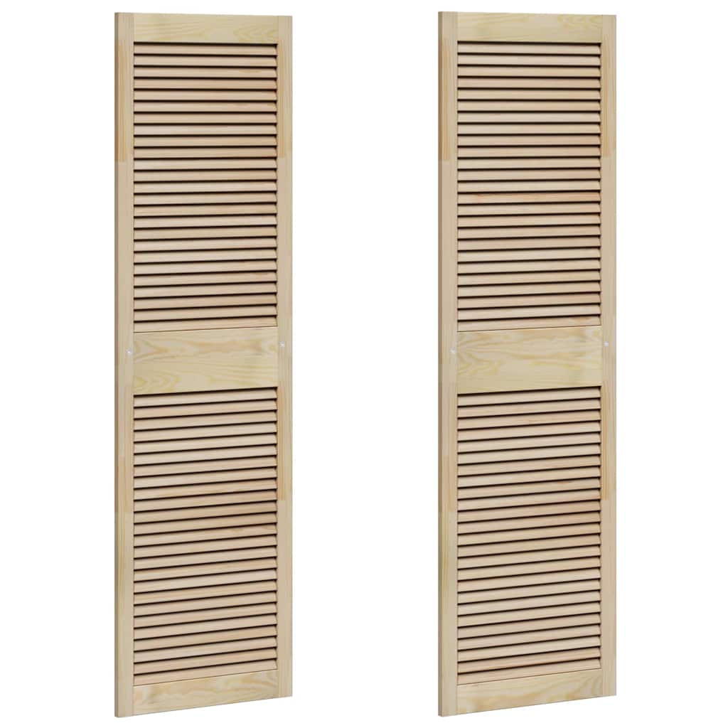Anta dell'armadio Vidaxx 2 pezzi naturale 170 x 2,1 x 49,5 cm in legno di pino massiccio