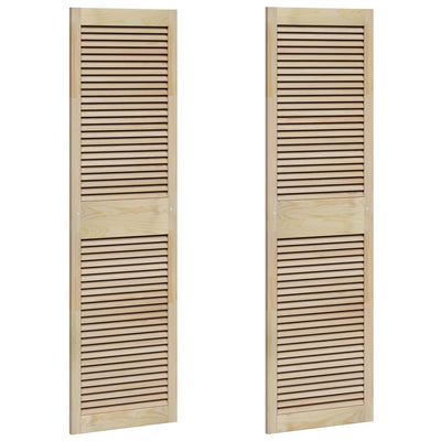 Anta dell'armadio Vidaxx 2 pezzi naturale 170 x 2,1 x 49,5 cm in legno di pino massiccio