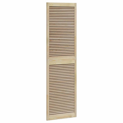 Vidaxl kastdeur naturel 201 x 2,1 x 59,5 cm massief grenenhout