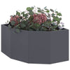 Vidaxx jardinera de esquina antracita 60 x 60 x 35 cm acero
