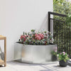 Fioriera angolare Vidaxx argento 60 x 60 x 35 cm in acciaio zincato