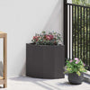 Fioriera angolare Vidaxx nera 30 x 30 x 35 cm in acciaio