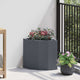 Vidaxx jardinera de esquina antracita 30 x 30 x 35 cm acero