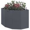 Vidaxx jardinera de esquina antracita 60 x 60 x 50 cm acero