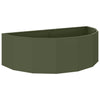 Vidaxl plantenbak olijf groen 120 x 60 x 35 cm staal