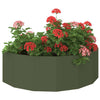 Vidaxl plantenbak olijf groen 120 x 60 x 35 cm staal