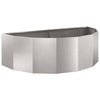 Fioriera Vidaxx argento 120 x 60 x 35 cm in acciaio inossidabile