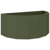 Vidaxx macetero verde oliva 90 x 45 x 35 cm acero
