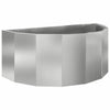 Vidaxl plantenbak zilver 90 x 45 x 35 cm gegalvaniseerd staal