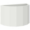 Fioriera Vidaxx bianca 60 x 30 x 35 cm in acciaio