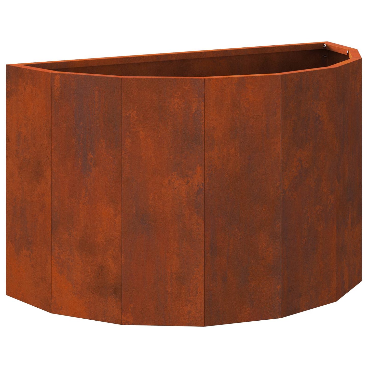 Fioriera Vidaxl arrugginito 60 x 30 x 35 cm in acciaio corten