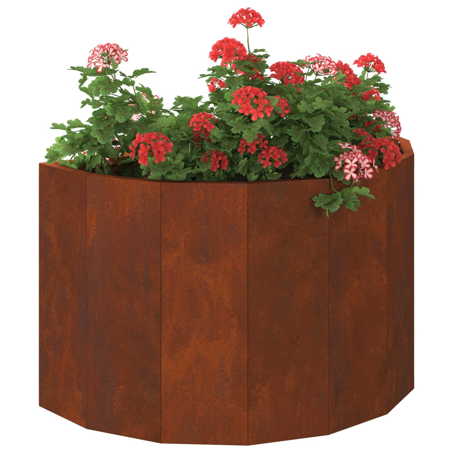Fioriera Vidaxl arrugginito 60 x 30 x 35 cm in acciaio corten