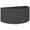 Jardinera vidaxx negro 120 x 60 x 50 cm acero