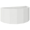 Vidaxl plantenbak wit 120 x 60 x 50 cm staal