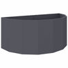Vidaxl plantenbak antraciet 120 x 60 x 50 cm staal