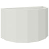 Jardinera vidaxx blanco 90 x 45 x 50 cm acero