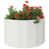 Jardinera vidaxx blanco 90 x 45 x 50 cm acero