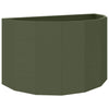 Vidaxl plantenbak olijf groen 90 x 45 x 50 cm staal