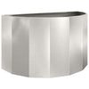 Fioriera Vidaxx argento 90 x 45 x 50 cm in acciaio inossidabile