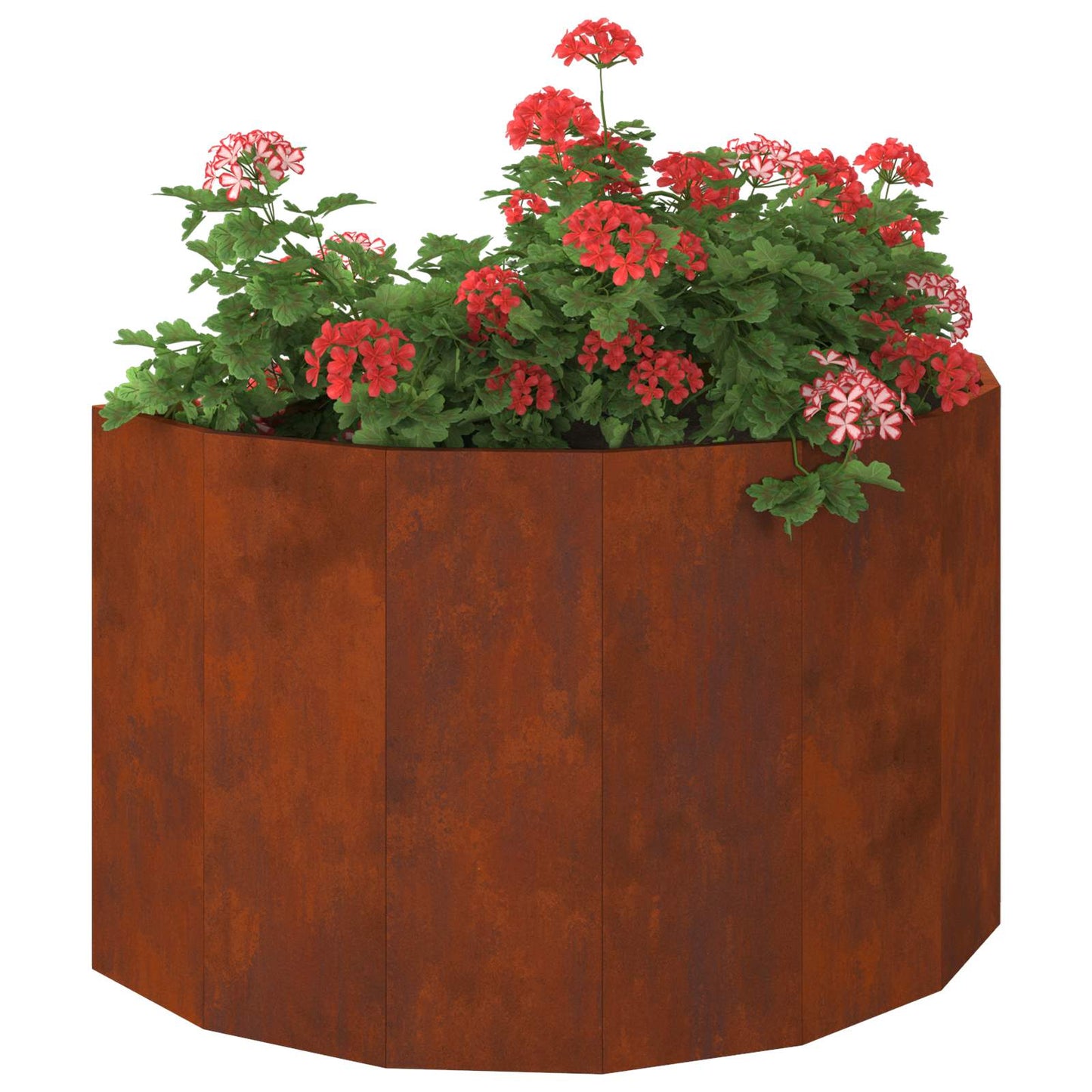 Vidaxl plantenbak roestig 90 x 45 x 50 cm cortenstaal