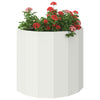 Vidaxl plantenbak wit 60 x 30 x 50 cm staal