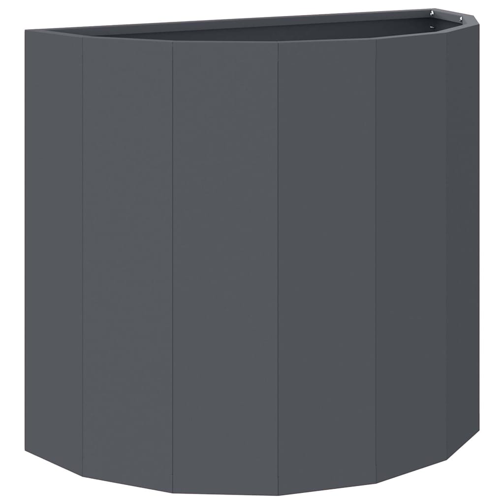 Vidaxl plantenbak antraciet 60 x 30 x 50 cm staal