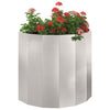 Fioriera Vidaxx argento 60 x 30 x 50 cm in acciaio inossidabile