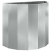 Jardinera vidaxx plateada 60 x 30 x 50 cm acero galvanizado