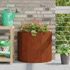 Fioriera Vidaxl arrugginito 60 x 30 x 50 cm in acciaio corten