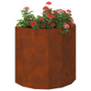 Jardinera vidaxl oxidada 60 x 30 x 50 cm acero corten