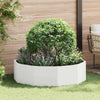Jardinera vidaxx blanca 120 x 120 x 35 cm acero