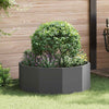 Jardinera vidaxx negro 90 x 90 x 35 cm acero